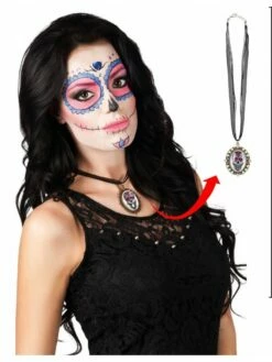 Collier Dia De Los Muertos