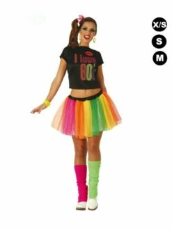 Déguisement Femme Fluo Années 80
