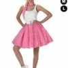 Jupe Rock And Roll Années 60 Rose