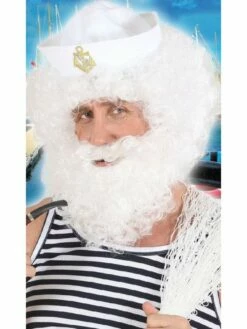 Perruque Avec Barbe De Marin