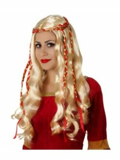 Perruque Blonde Ondulée