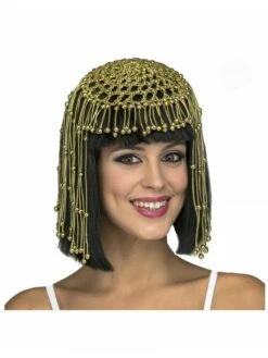Perruque Cléopâtre Avec Coiffe