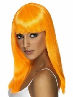 Perruque Fluo Orange