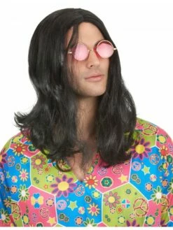 Perruque Hippie Noire