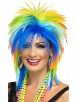 Perruque Punk Femme Fluo