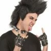 Perruque Punk Noire