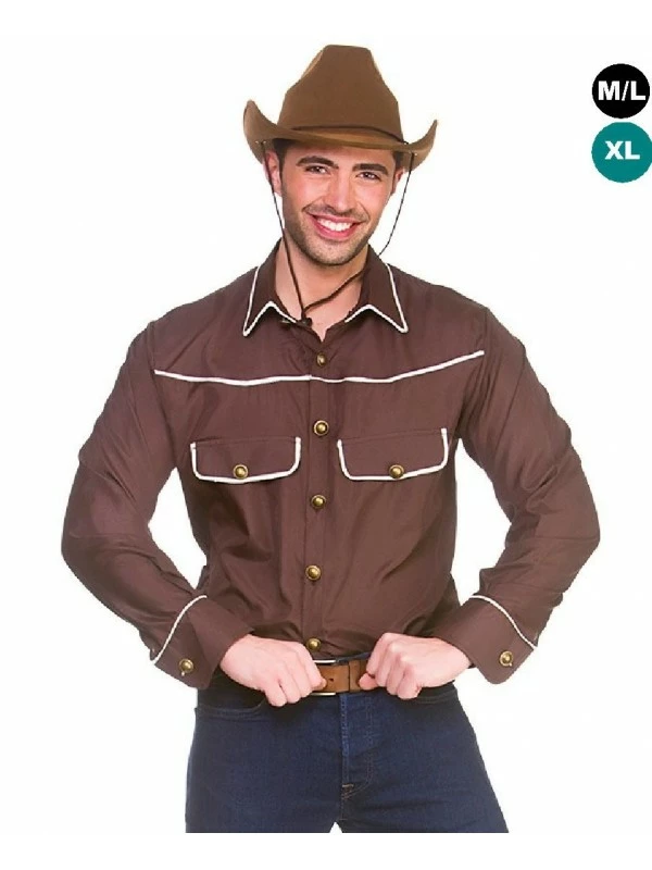 Deguisement Halloween Magasin -Le Bal Fantôme Magasin chemise country